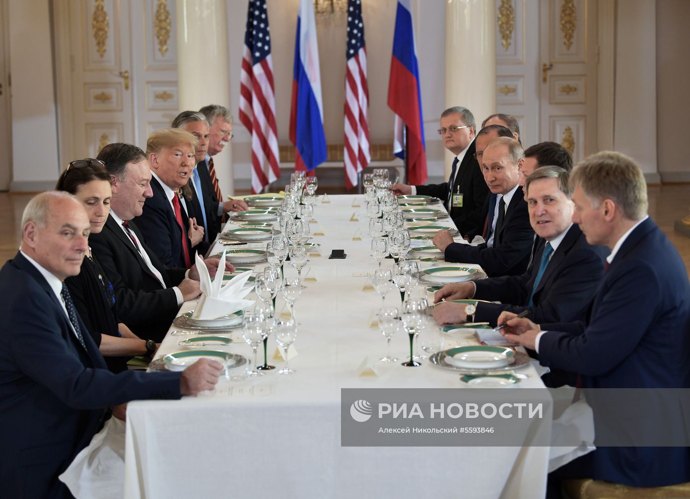Встреча президента РФ Владимира Путина и президента США Дональда Трампа в Хельсинки