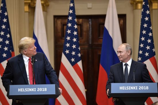 Встреча президента РФ Владимира Путина и президента США Дональда Трампа в Хельсинки