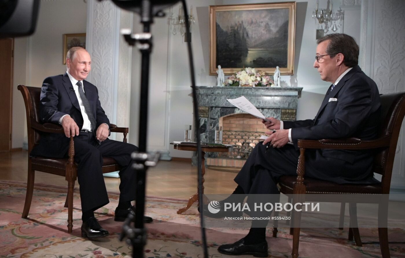 Интервью президента РФ В. Путина американскому телеканалу Fox News 