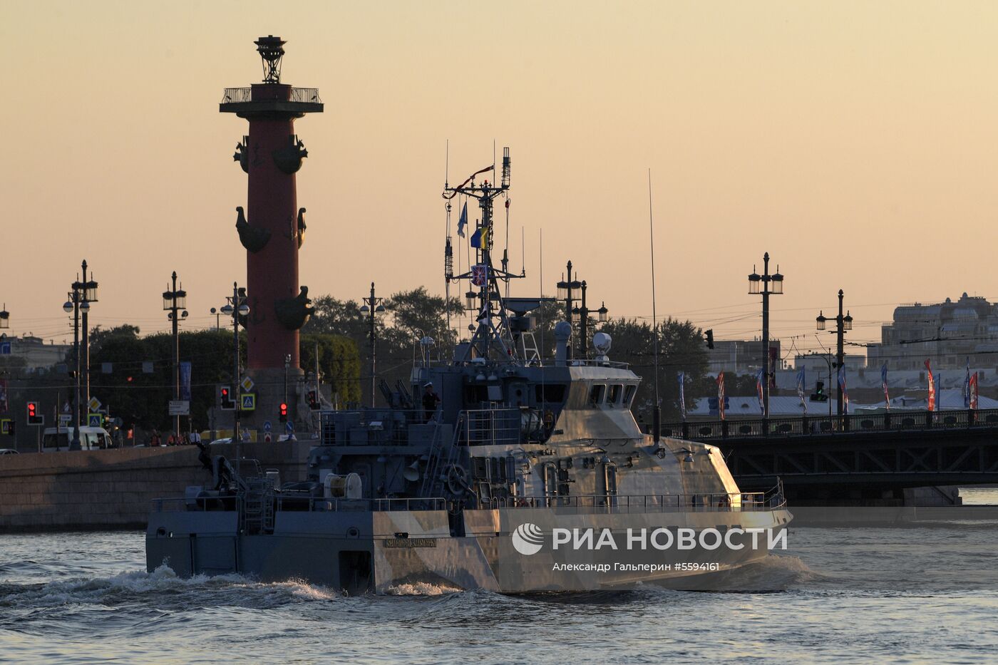 Репетиция парада в честь Дня ВМФ