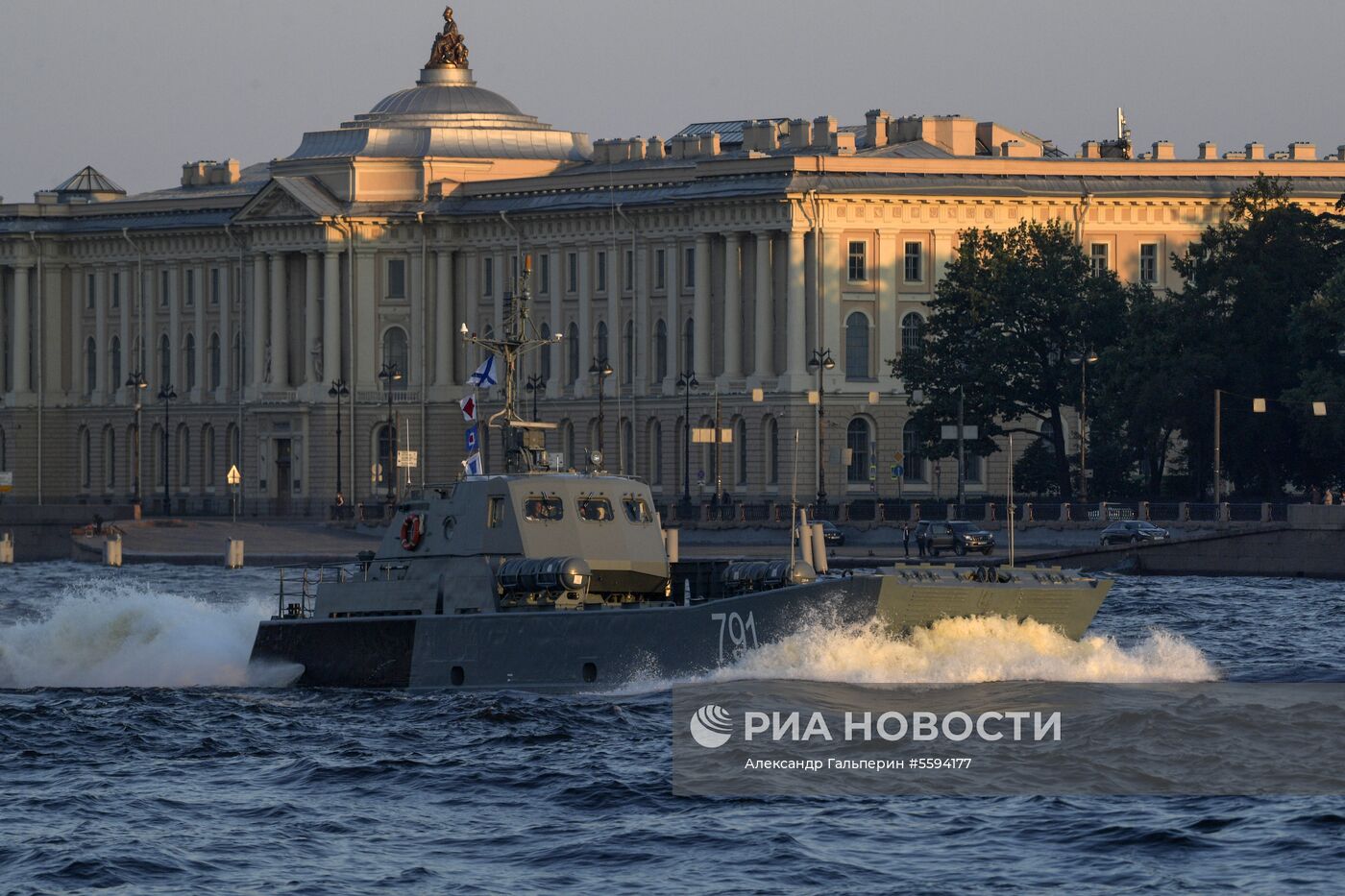 Репетиция парада в честь Дня ВМФ