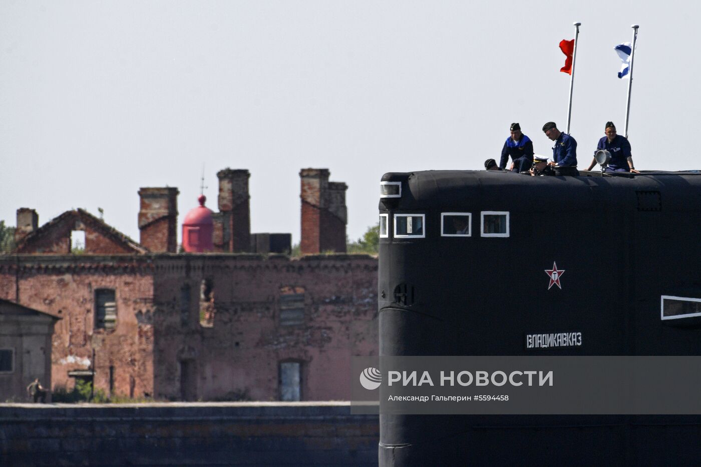 Репетиция парада ВМФ в Кронштадте