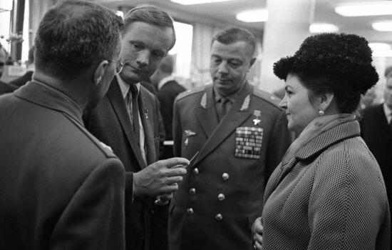 Визит американского астронавта Н. Армстронга в СССР
