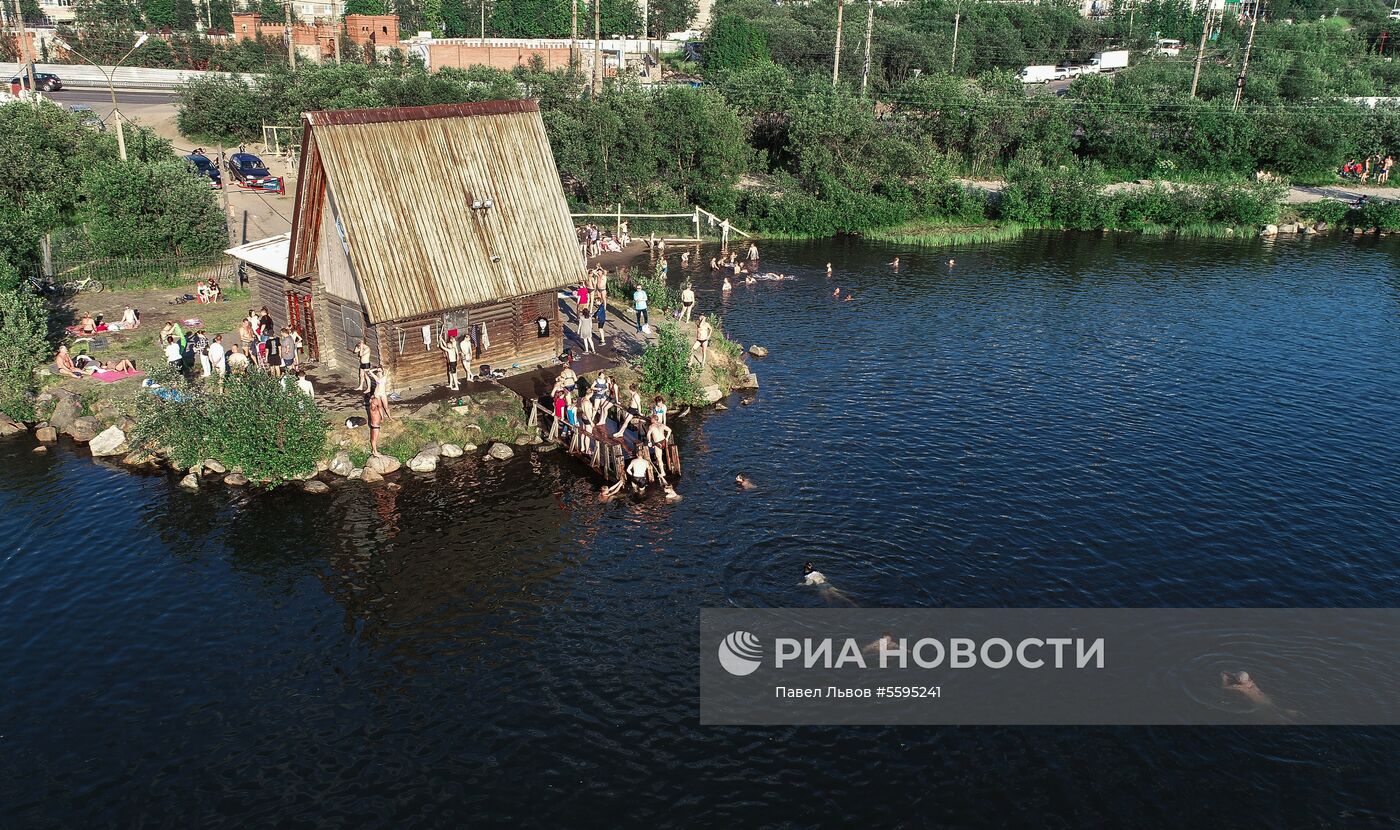 Температурный максимум зафиксирован в Мурманске