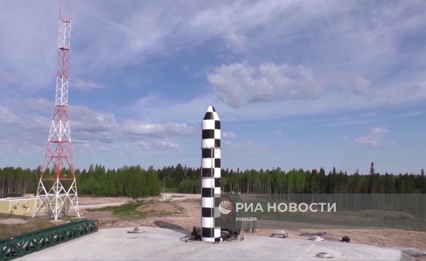 Испытание новой баллистической ракеты «Сармат»