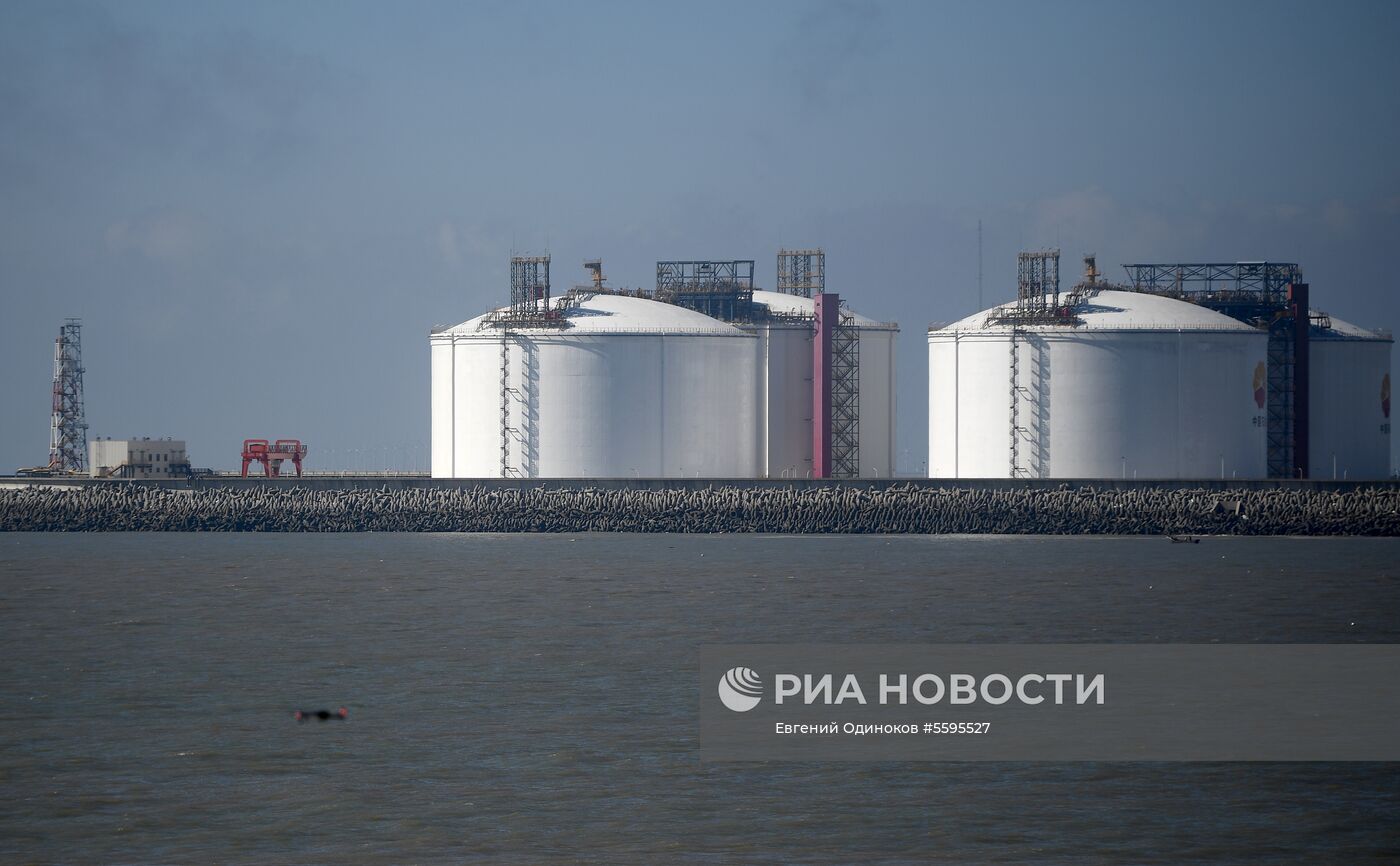 Прибытие двух танкеров со сжиженным газом проекта "Ямал СПГ" в Китай
