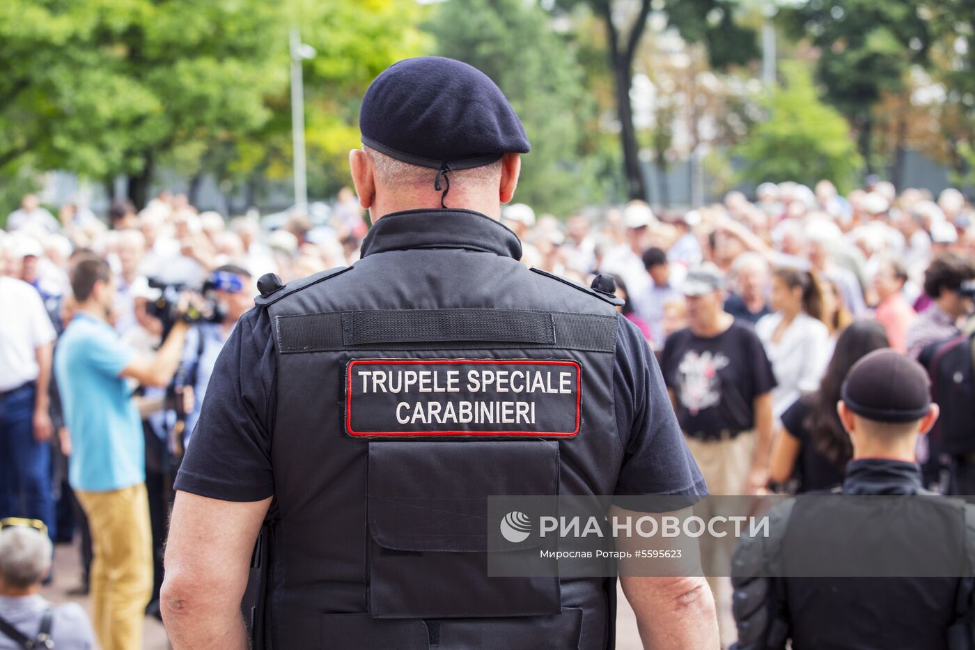 Акция протеста оппозиции в Кишиневе