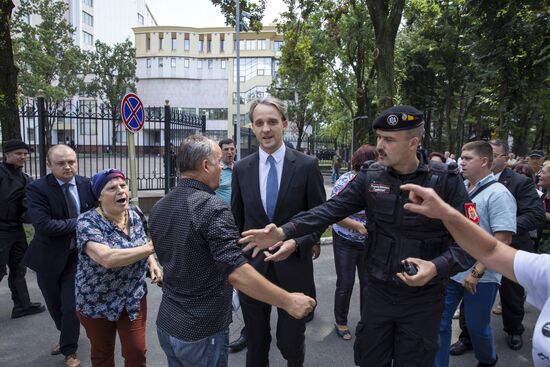 Акция протеста оппозиции в Кишиневе