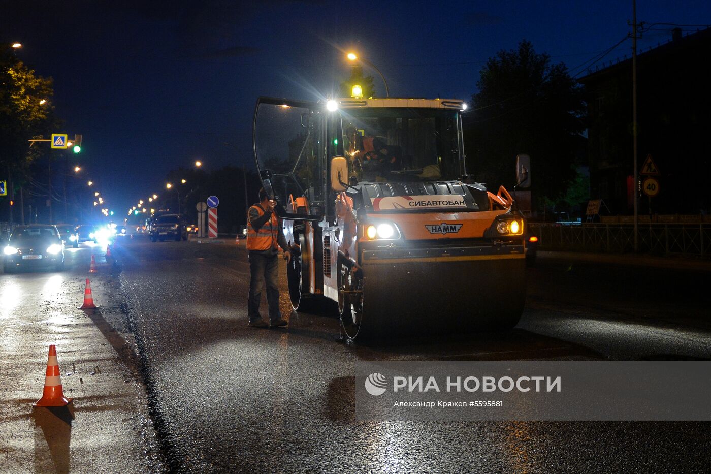 Комплексный ремонт дорог в Новосибирске 