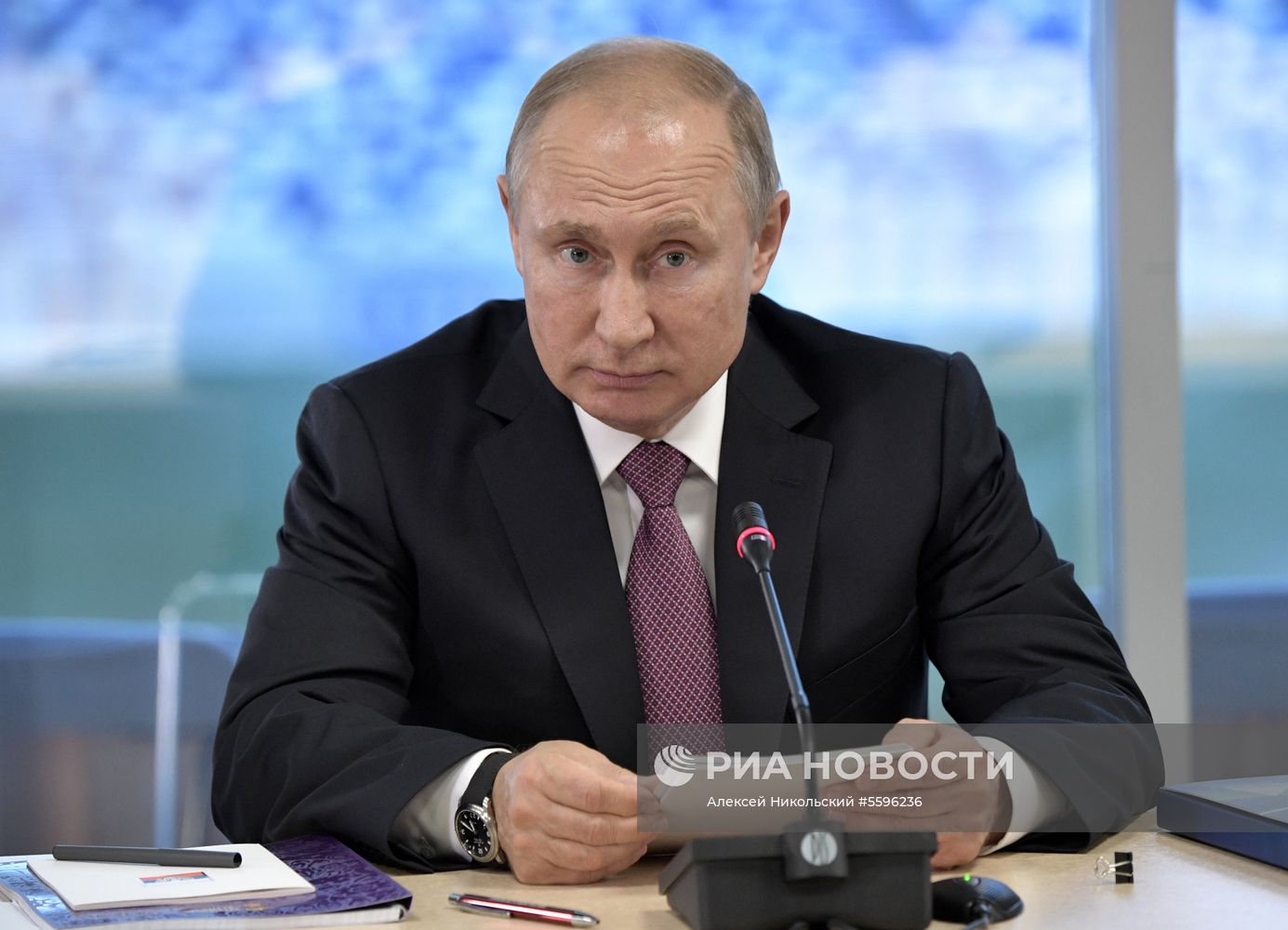 Рабочая поездка президента РФ В. Путина в Калининград