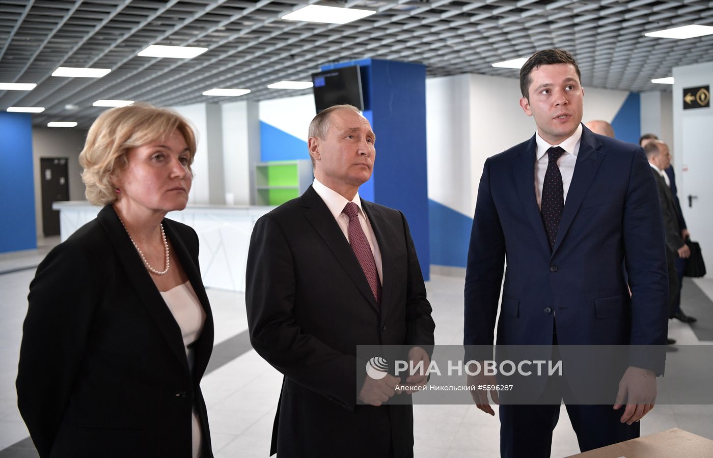 Рабочая поездка президента РФ В. Путина в Калининград