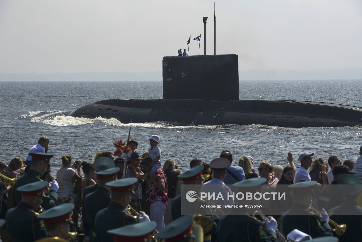 Первая сводная репетиция парада ВМФ России
