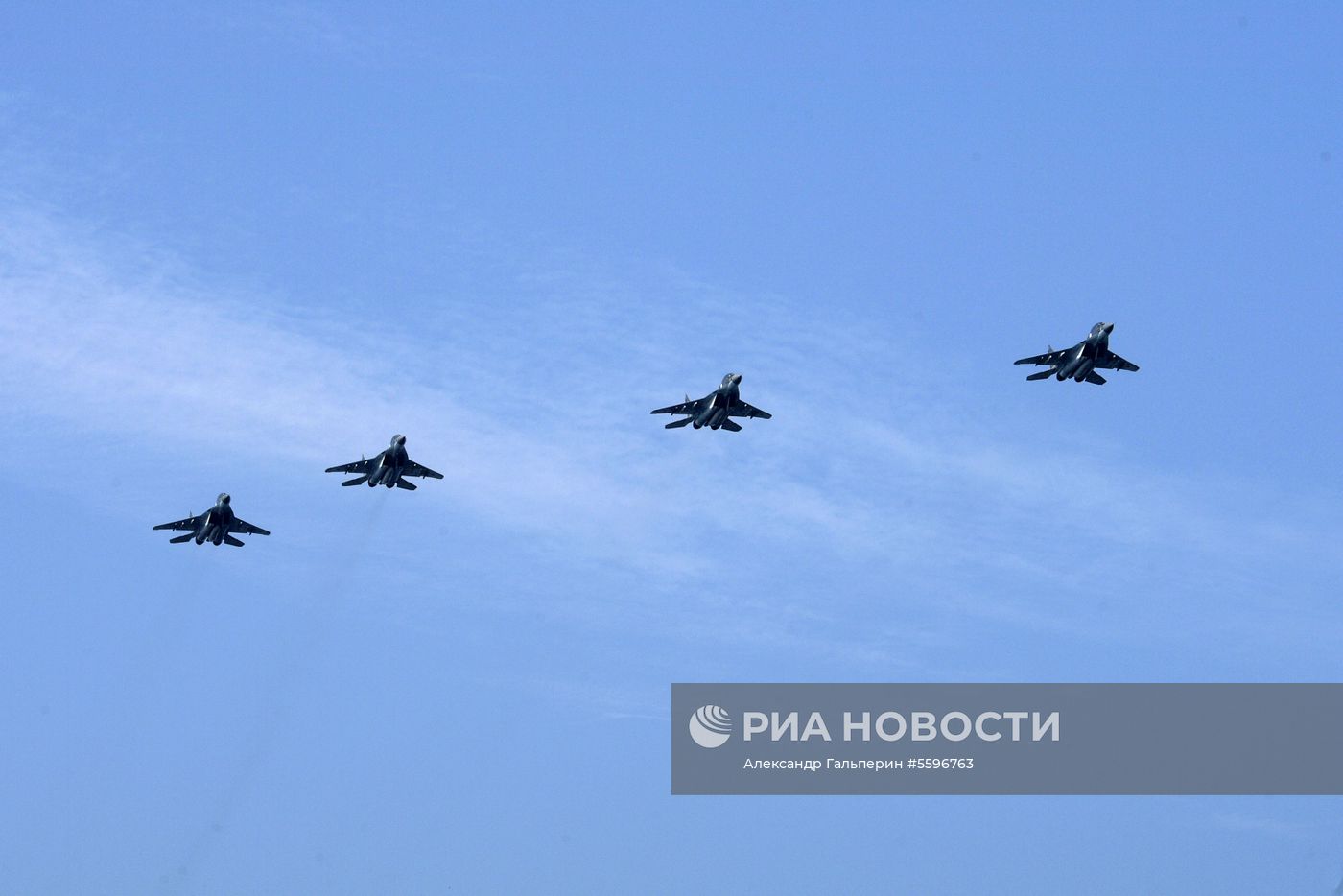 Первая сводная репетиция парада ВМФ России