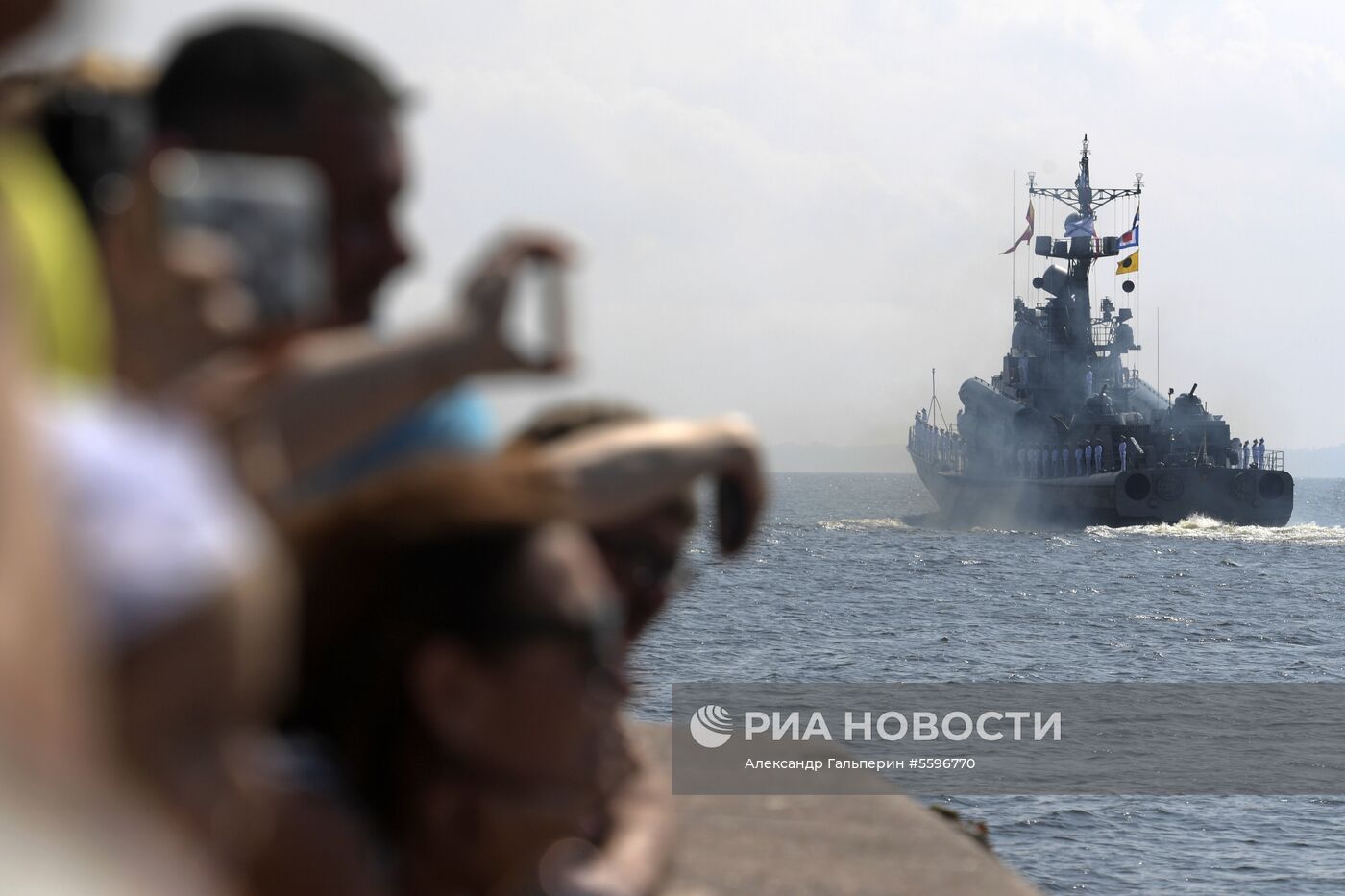 Первая сводная репетиция парада ВМФ России