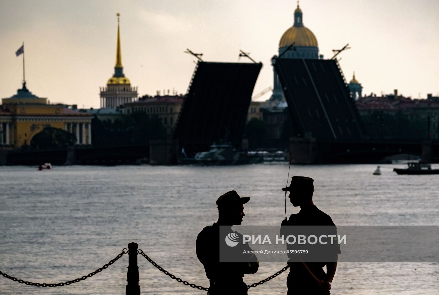 Первая сводная репетиция парада ВМФ России