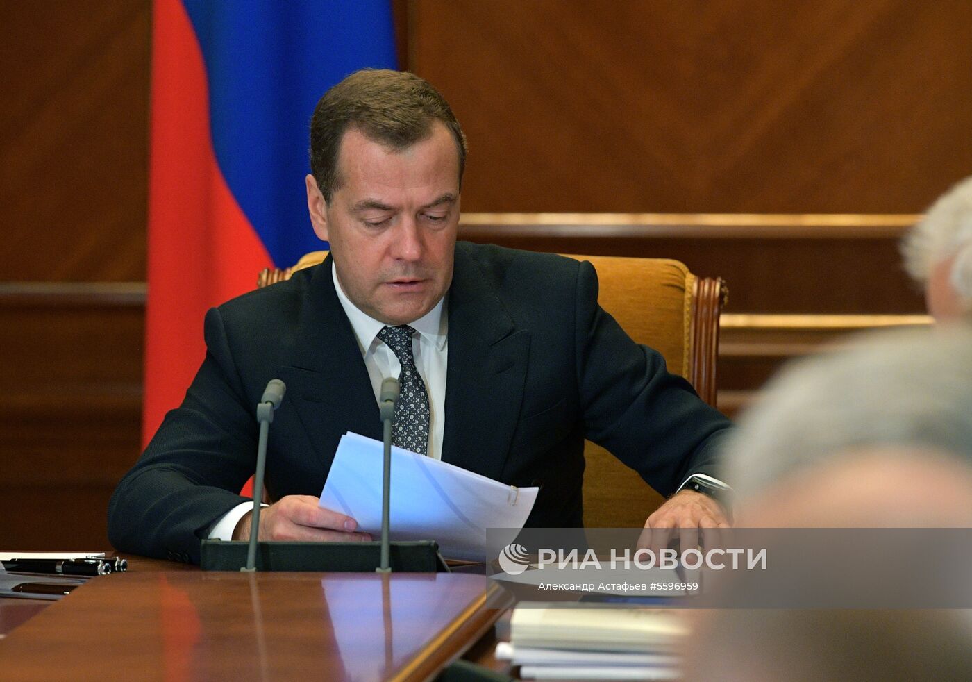 Премьер-министр РФ Д. Медведев провел заседание президиума Совета по стратегическому развитию