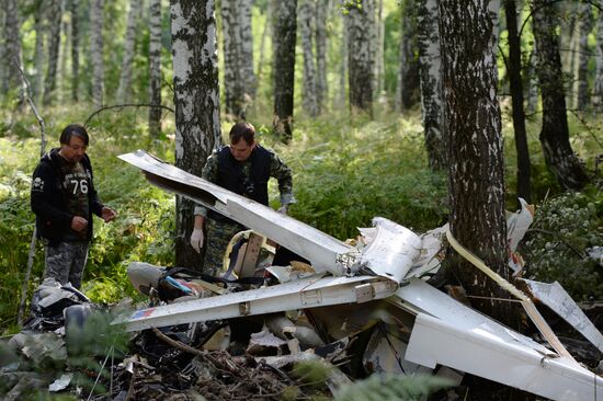 Крушение самолета «SR 22» в Новосибирской области
