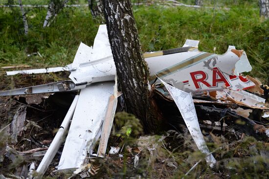Крушение самолета «SR 22» в Новосибирской области