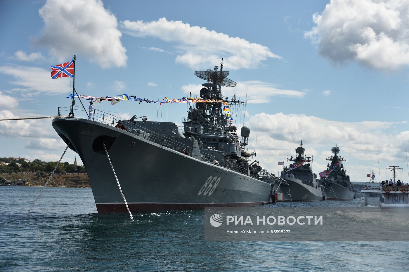 Репетиция парада ВМФ в регионах России