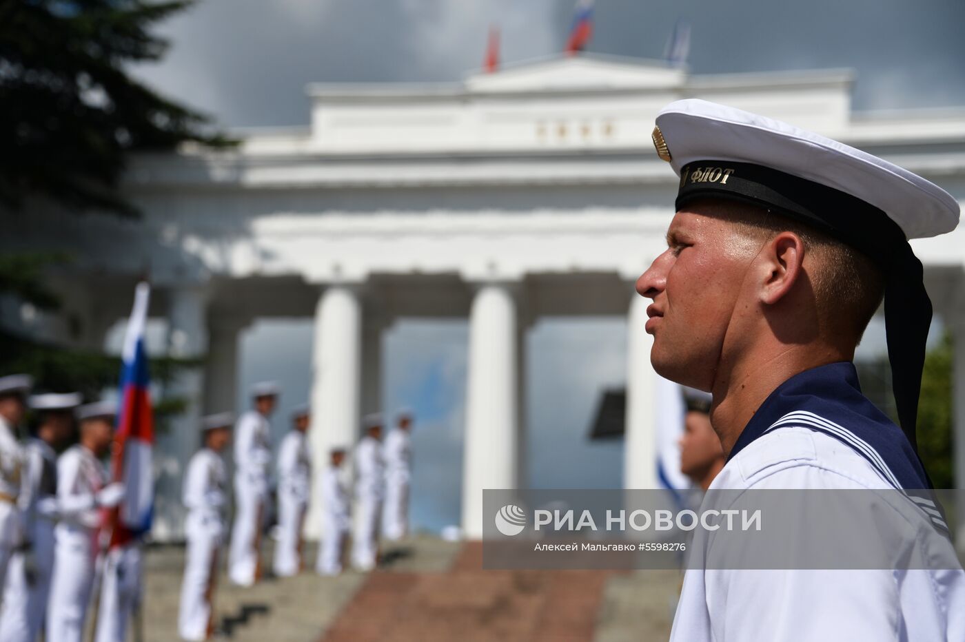 Репетиция парада ВМФ в регионах России 