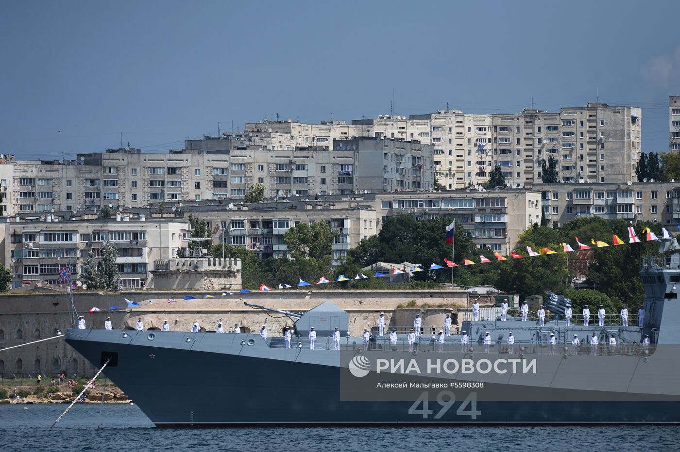 Репетиция парада ВМФ в регионах России 