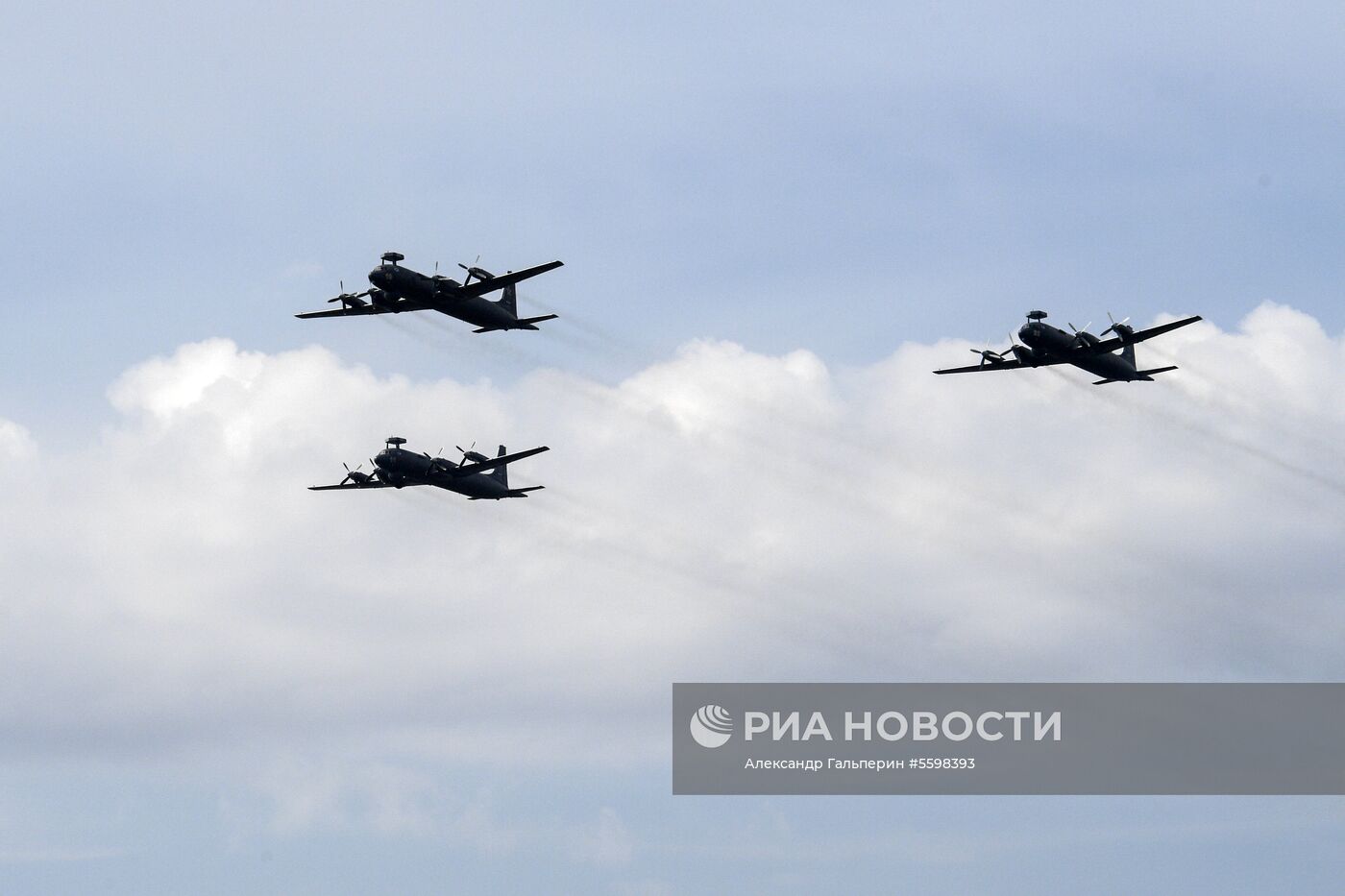 Репетиция парада, посвященного Дню ВМФ России