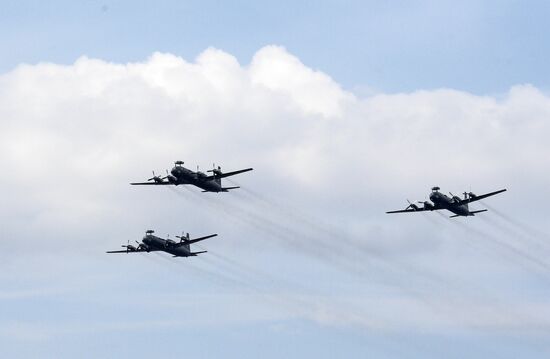 Репетиция парада, посвященного Дню ВМФ России  