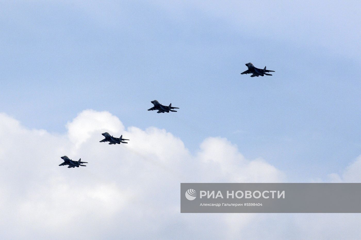 Репетиция парада, посвященного Дню ВМФ России