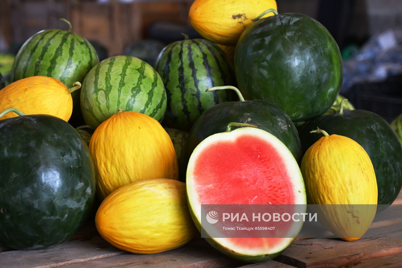 Сбор урожая в Абхазии