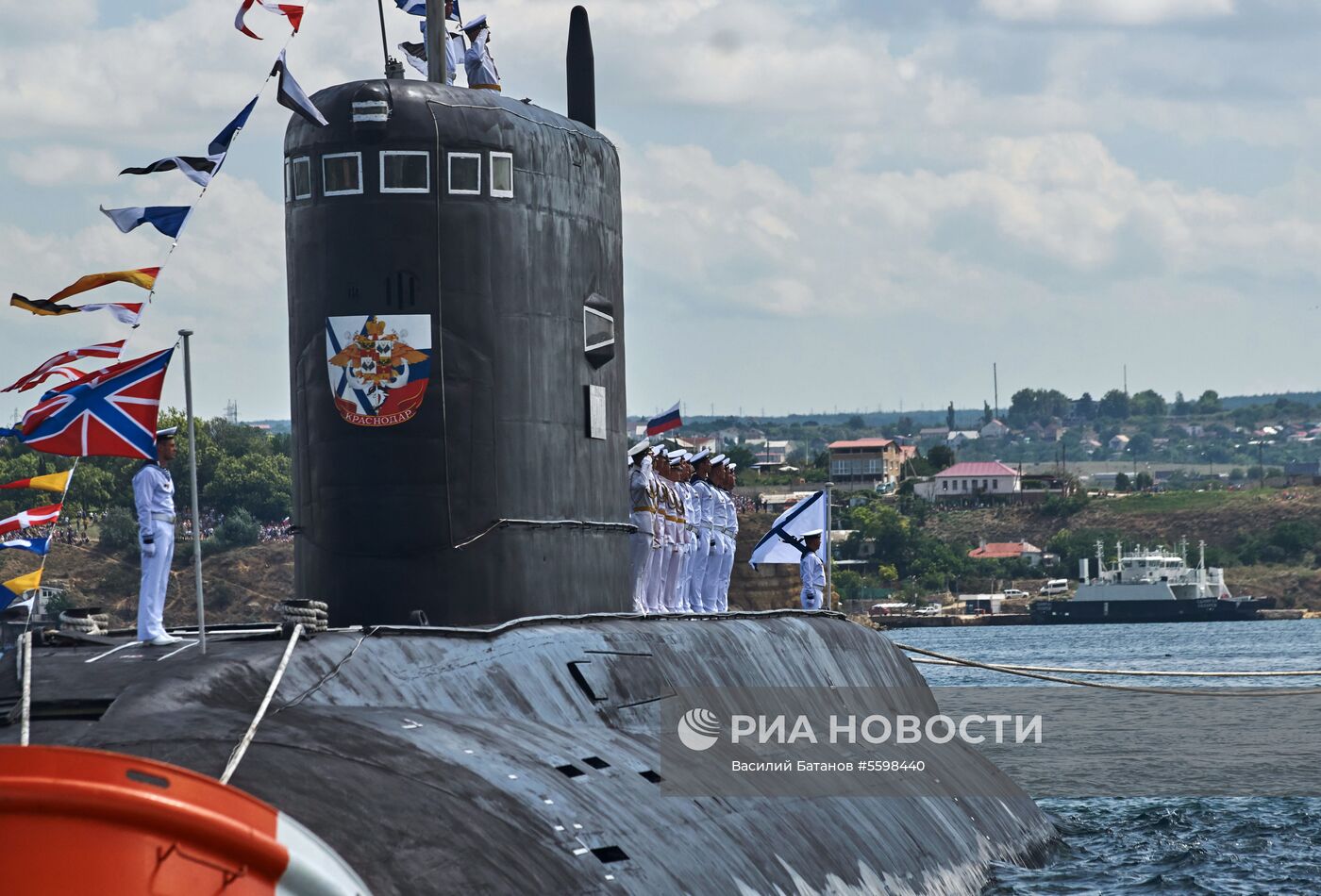 Репетиция парада ВМФ в регионах России
