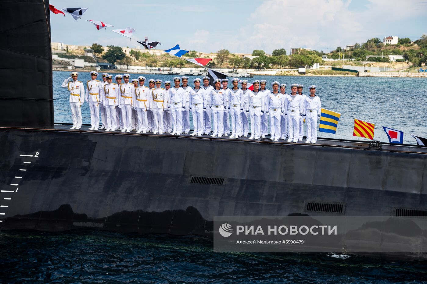 Репетиция парада ВМФ в регионах России 