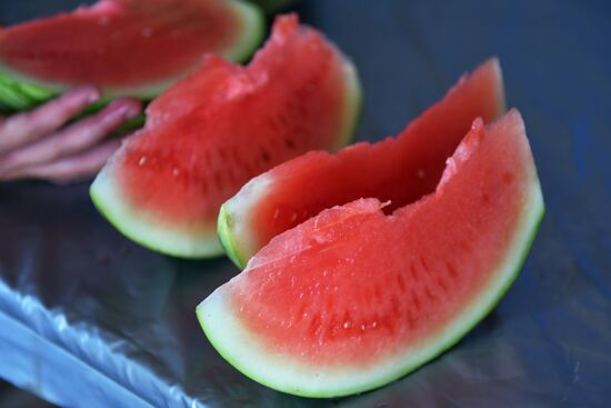 Сбор урожая в Абхазии