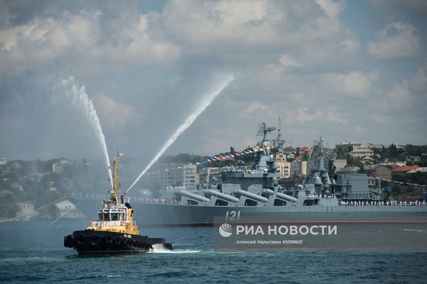 Репетиция парада ВМФ в регионах России 