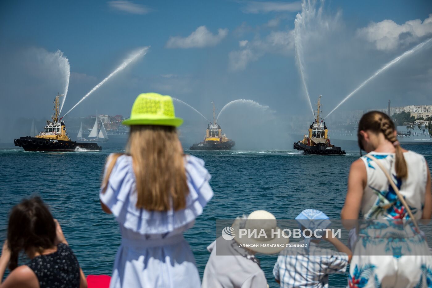 Репетиция парада ВМФ в регионах России