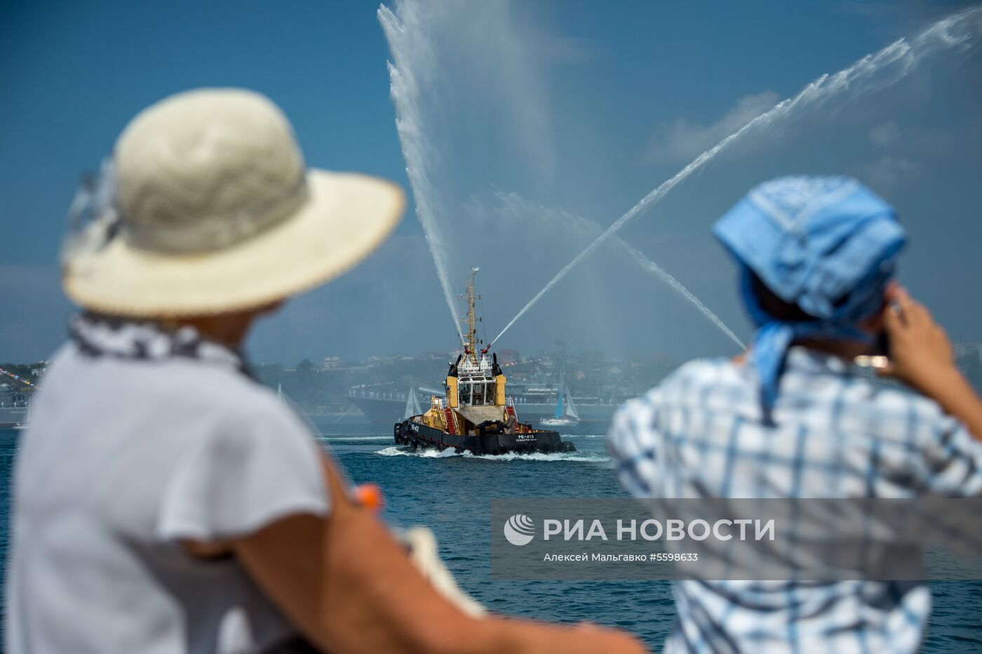 Репетиция парада ВМФ в регионах России 