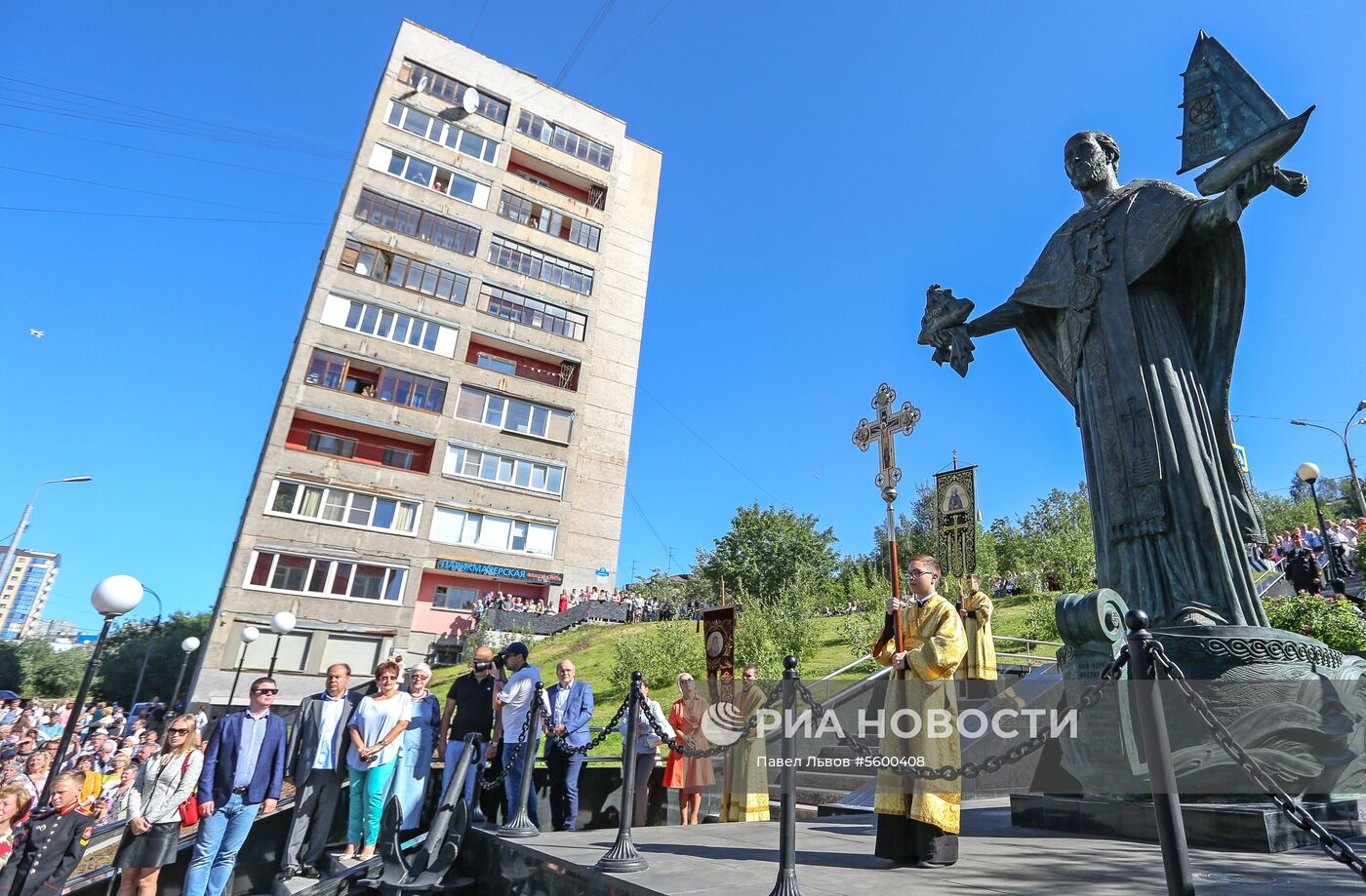 Открытие памятника Николаю Чудотворцу