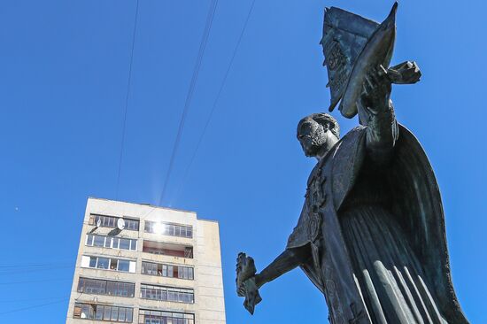 Открытие памятника Николаю Чудотворцу