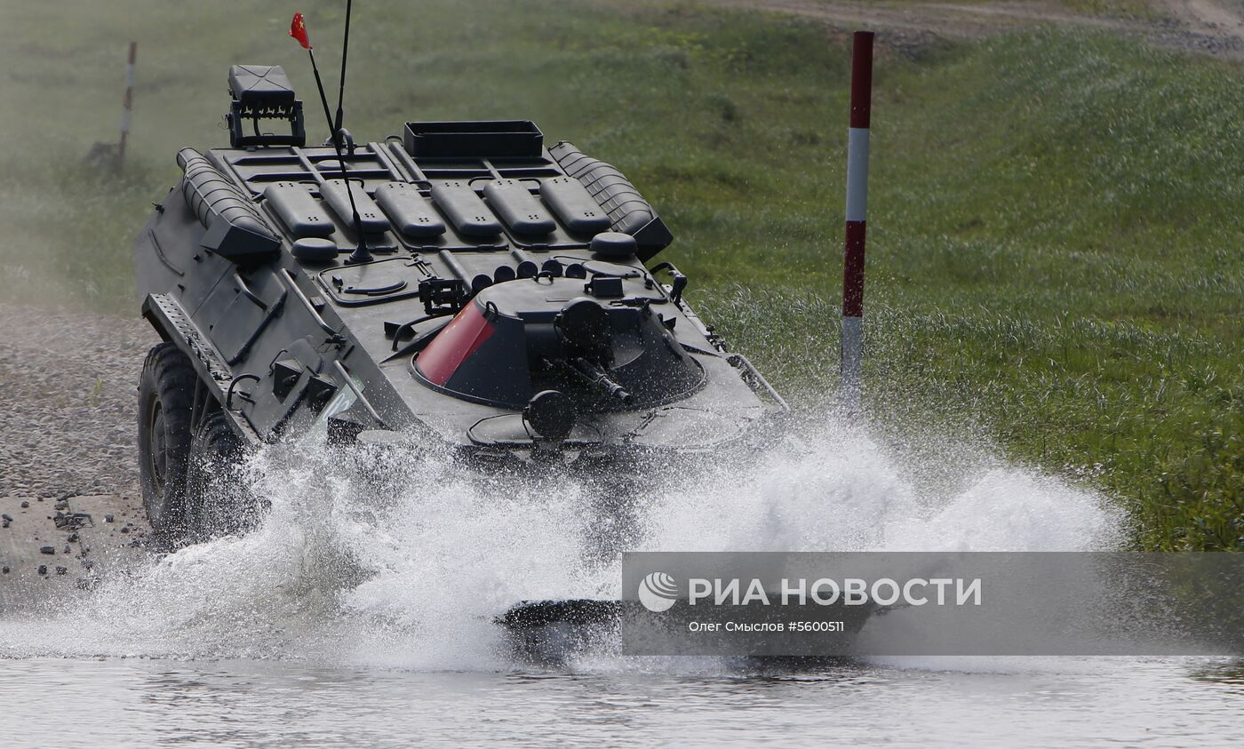 Открытие международного конкурса "Безопасная среда" . Индивидуальная гонка