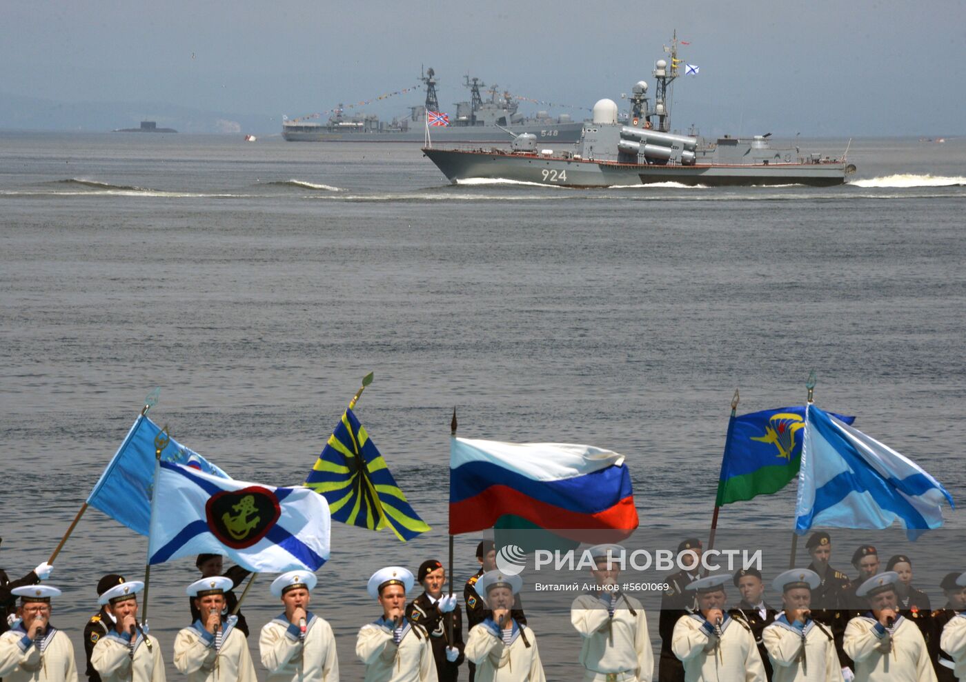 Празднование Дня ВМФ 