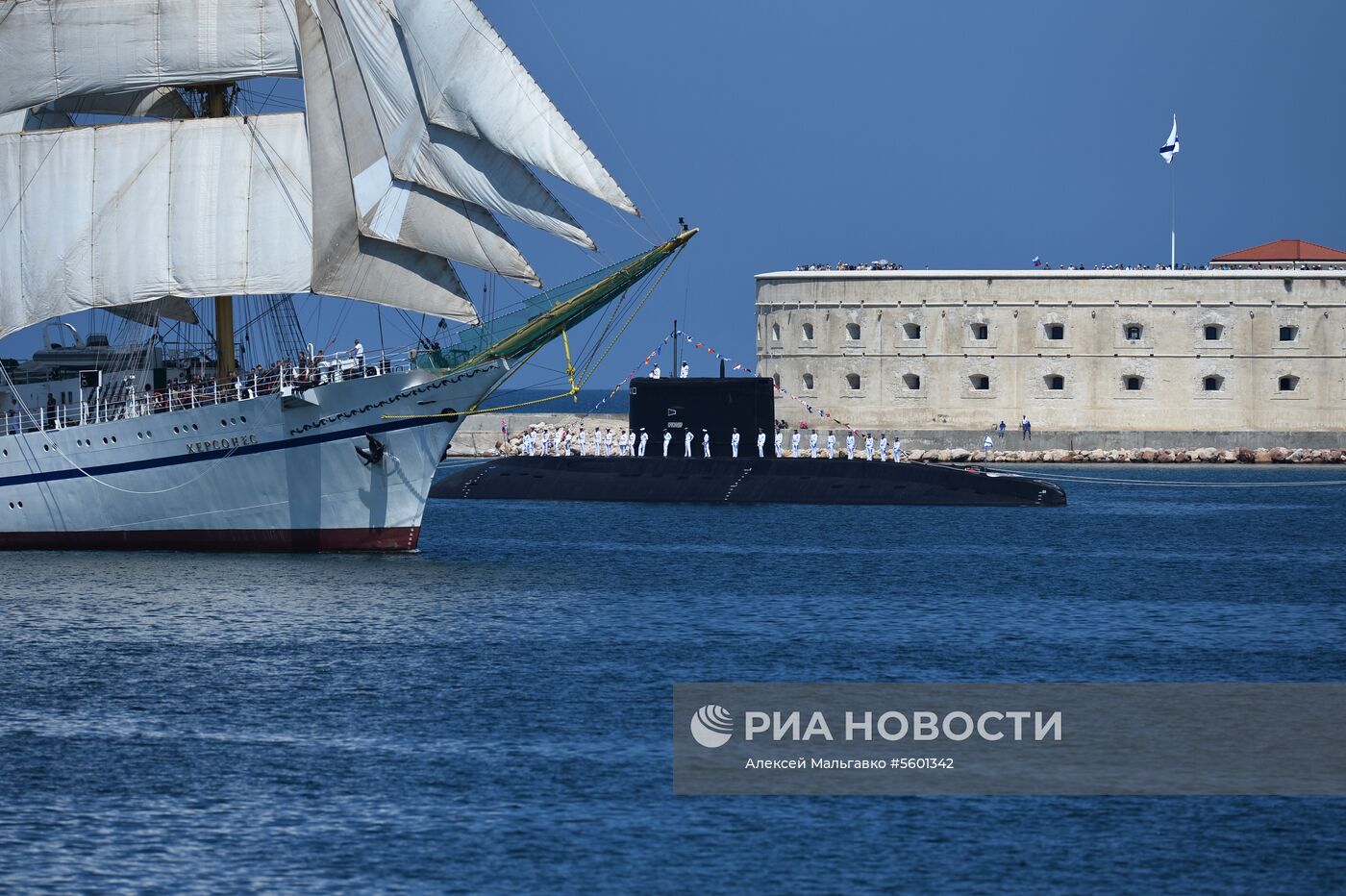 Празднование Дня ВМФ 