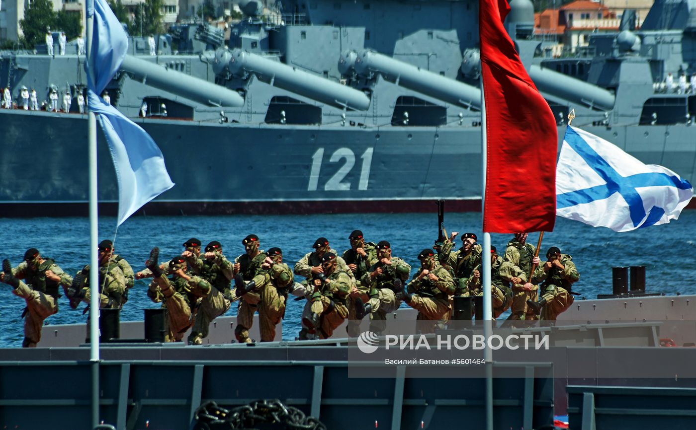 Празднование Дня ВМФ 