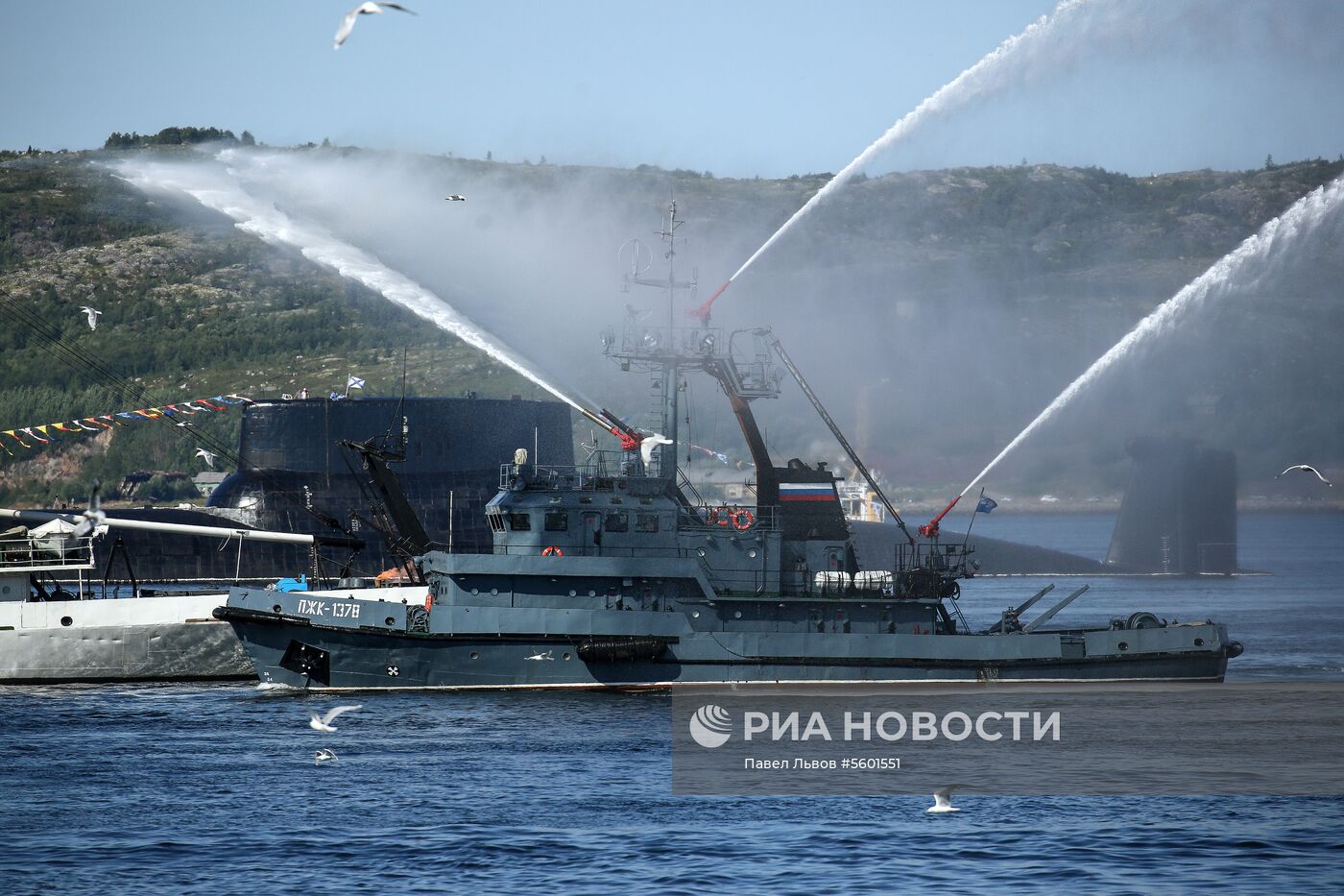 Празднование Дня ВМФ 