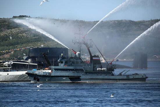 Празднование Дня ВМФ 
