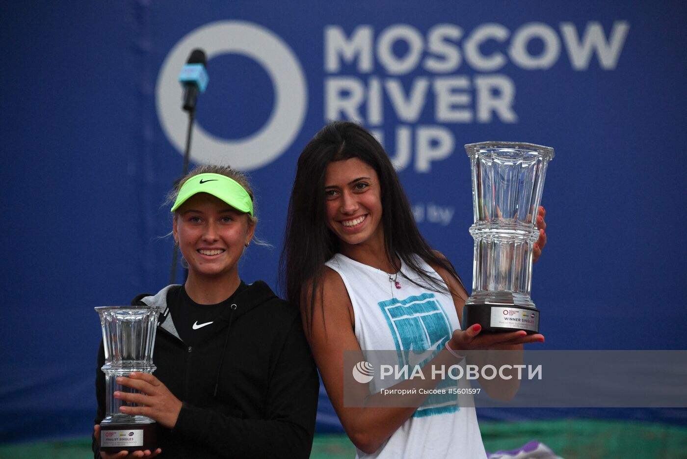 Теннис. WTA MOSCOW RIVER CUP. Финалы