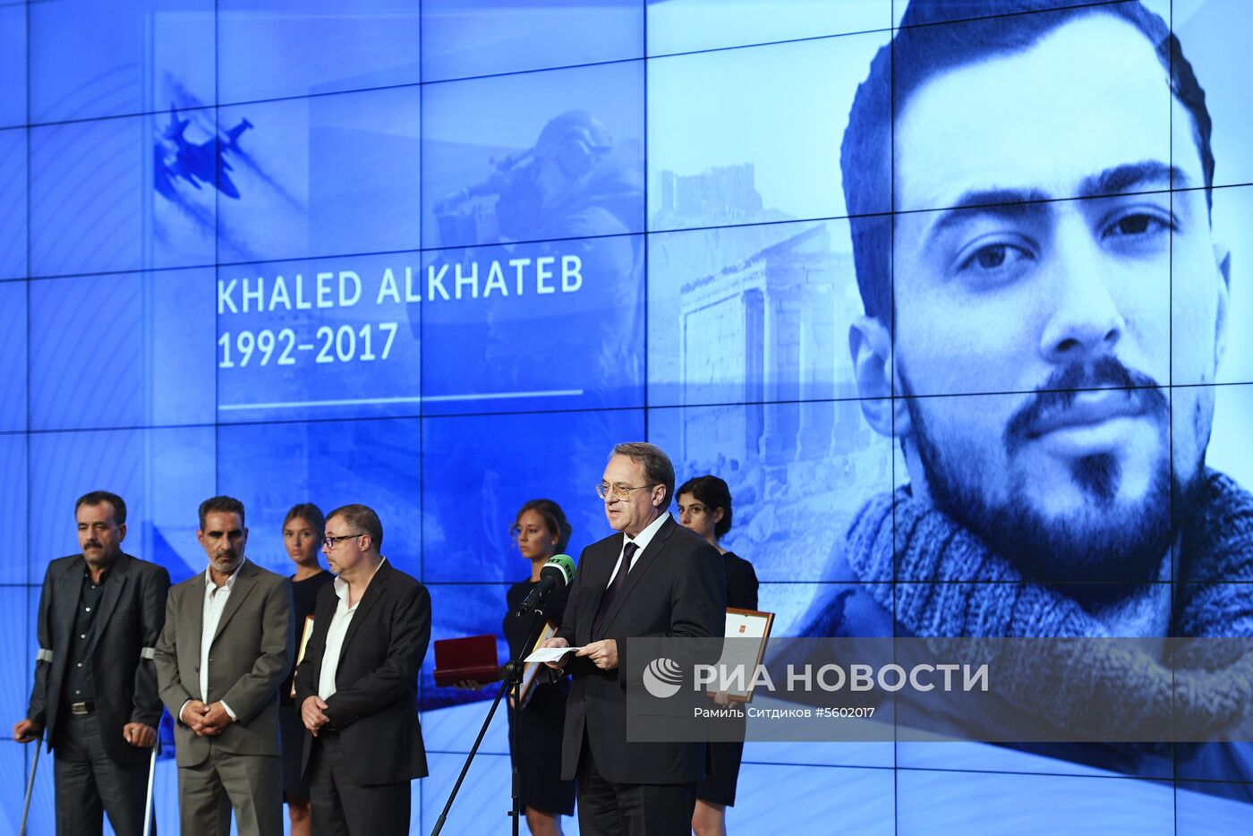 Вручение Международной премии в память о журналисте Халеде аль-Хатыбе