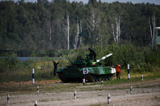 "Танковый биатлон-2018 ". Индивидуальная гонка. Первый этап 