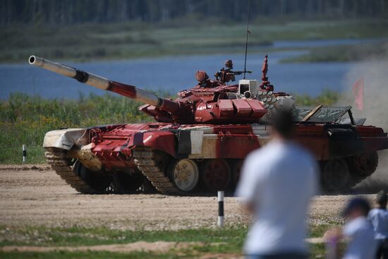 "Танковый биатлон-2018 ". Индивидуальная гонка. Первый этап 