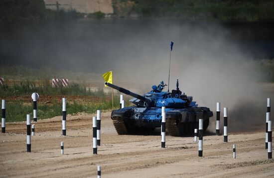 "Танковый биатлон-2018 ". Индивидуальная гонка. Первый этап 