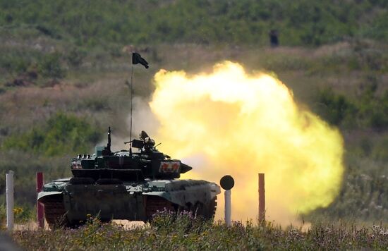 "Танковый биатлон-2018 ". Индивидуальная гонка. Первый этап 