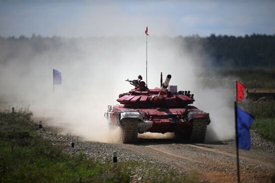 "Танковый биатлон-2018 ". Индивидуальная гонка. Первый этап 